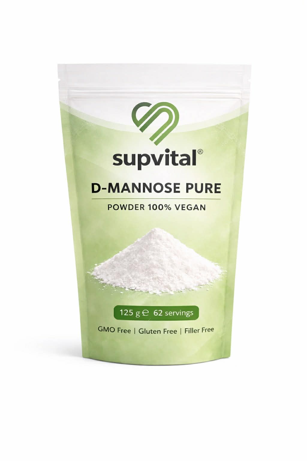 D-Mannose Poeder | 125 g | 100% Zuiver & Vegan | Supvital